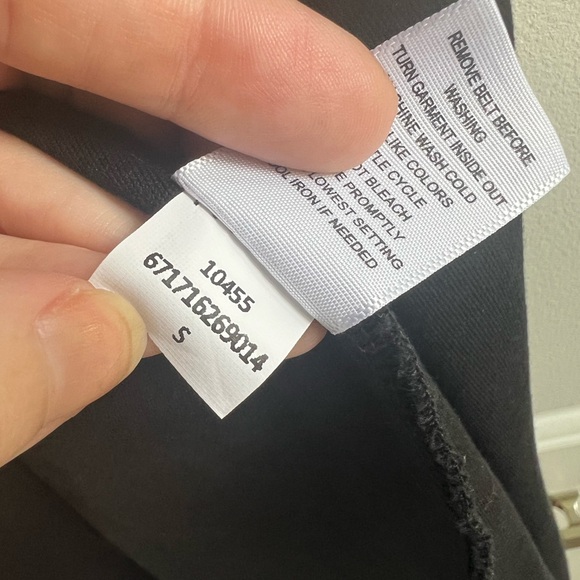 AYR Black Midi V Neck Wrap Dress Size Small - Picture 7 of 10